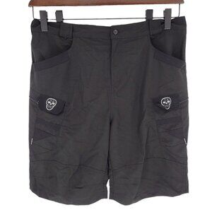 Denimiinos mens 4X black skull shorts cargo short camping hiking